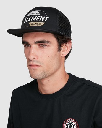 5 DEPOT TRUCKER CAP Black 502603 Element