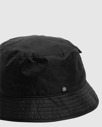 3 STAPLE LIGHTWEIGHT BUCKET HAT Black G517602 Element