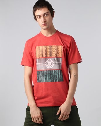 0 Parallel Ss - Tee Shirt for Men  H1SSB8ELP8 Element