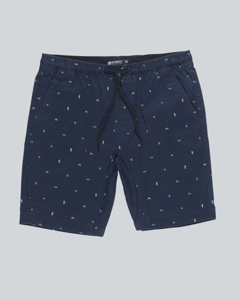 4 Altona Print Wk - Walkshort for Men Blue H1WKB2ELP8 Element