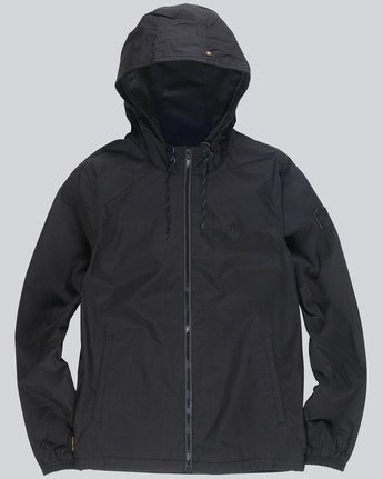 2 Alder - Hooded Jacket Black L1JKB5ELF8 Element