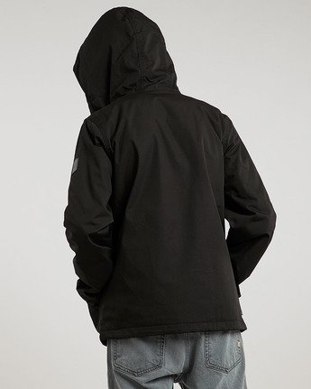 1 Alder - Hooded Jacket Black L1JKB5ELF8 Element