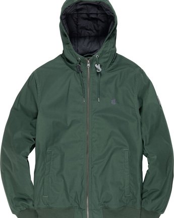3 Dulcey - Hooded Jacket Green L1JKC2ELF8 Element
