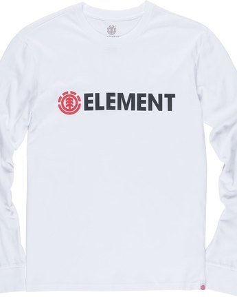 1 Blazin Ls - Tee Shirt for Men White L1LSA5ELF8 Element