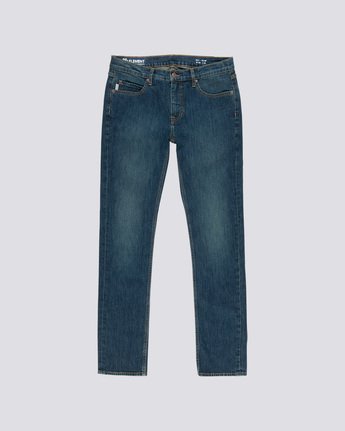 0 E01 - Slim Fit Jeans for Men Blue L1PNA1ELF8 Element