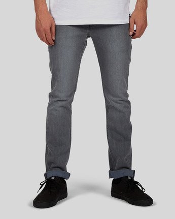 0 E01 - Slim Fit Jeans for Men Black L1PNA1ELF8 Element