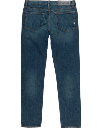 3 E02 - Slim Straight Fit Jeans for Men Blue L1PNA2ELF8 Element