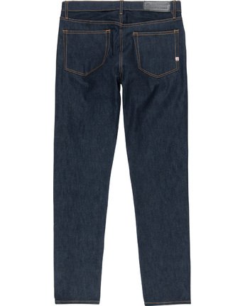 3 E02 - Slim Straight Fit Jeans for Men Blue L1PNA2ELF8 Element