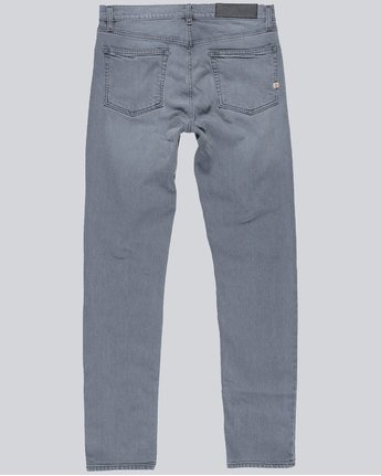 4 E02 - Slim Straight Fit Jeans for Men Black L1PNA2ELF8 Element