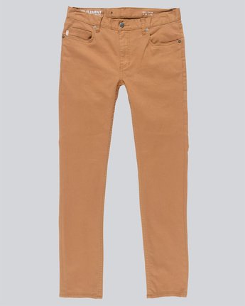 0 E01 Color - Slim Fit Jeans for Men Brown L1PNA5ELF8 Element
