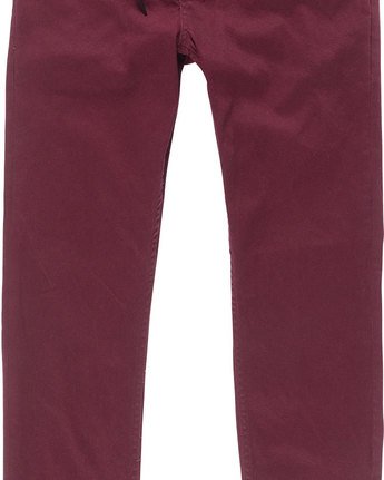 2 E02 Color - Slim Straight Fit Jeans for Men Red L1PNA6ELF8 Element