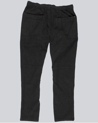 5 Pull Up Flannel Pant - trousers for Men Black L1PTA9ELF8 Element