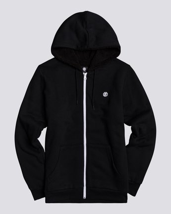 3 Bolton - Zip-Up Hoodie Black L1WAA3ELF8 Element