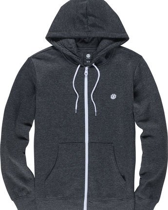 1 Cornell Classic - Zip-Up Hoodie for Men Gray L1ZHA1ELF8 Element
