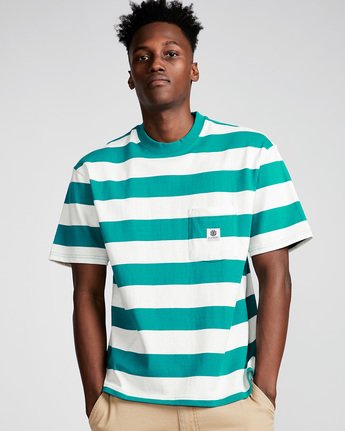 0 Big Heavy Ss Tee - Knit for Men Blue N1KTA1ELP9 Element