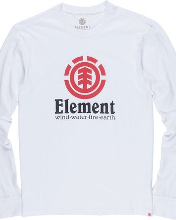 4 Vertical Ls - Tee Shirt for Men White N1LSB1ELP9 Element
