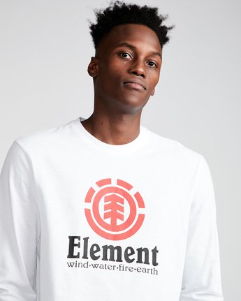 1 Vertical Ls - Tee Shirt for Men White N1LSB1ELP9 Element