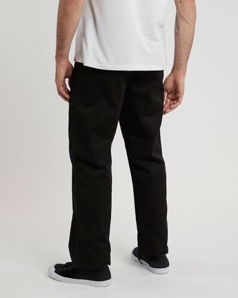 3 Matthews Chino - trousers for Men Black N1PTA9ELP9 Element