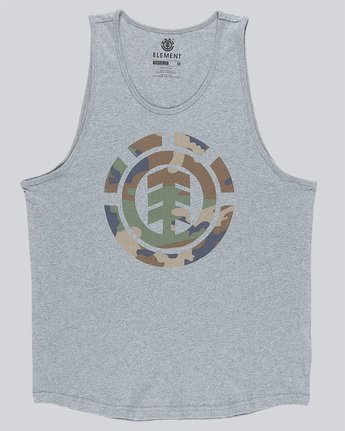 3 Foundation Icon Tank - Tee Shirt for Men Gray N1SGA1ELP9 Element