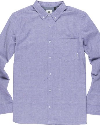 4 Greene Neps Ls - Shirt for Men Purple N1SHA9ELP9 Element