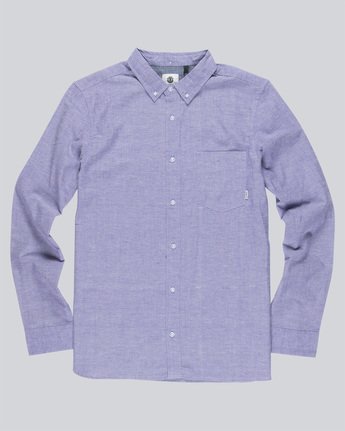3 Greene Neps Ls - Shirt for Men Purple N1SHA9ELP9 Element