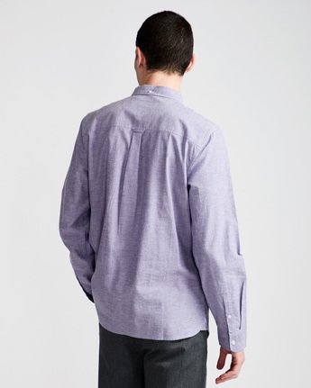 2 Greene Neps Ls - Shirt for Men Purple N1SHA9ELP9 Element