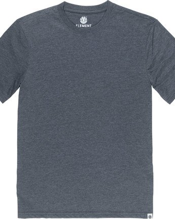 4 Basic - Short Sleeve T-Shirt for Men Gray N1SSG1ELP9 Element