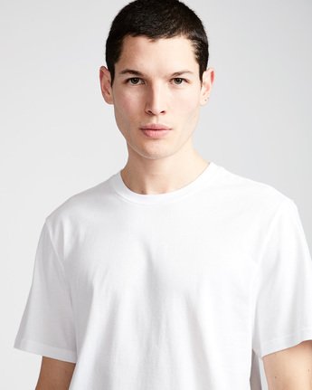 1 Basic - Short Sleeve T-Shirt for Men White N1SSG1ELP9 Element