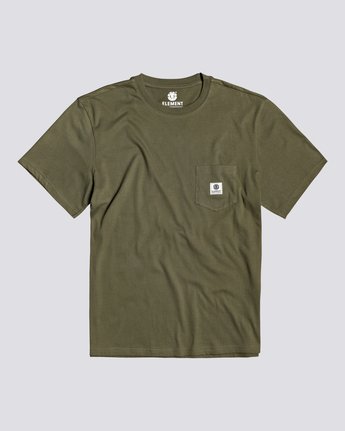 Basic Pocket Label - Short Sleeve T-Shirt  N1SSG3ELP9
