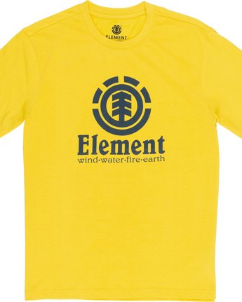 1 Vertical - Short Sleeve T-Shirt for Men Yellow N1SSG4ELP9 Element