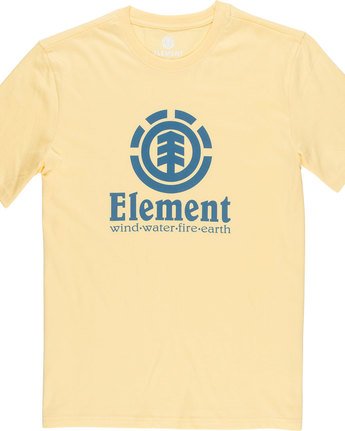 4 Vertical - Short Sleeve T-Shirt for Men Yellow N1SSG4ELP9 Element