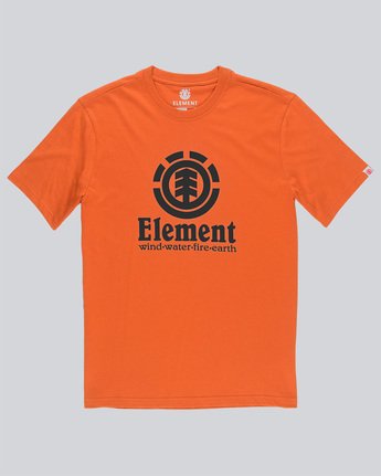 3 Vertical - Short Sleeve T-Shirt for Men Red N1SSG4ELP9 Element
