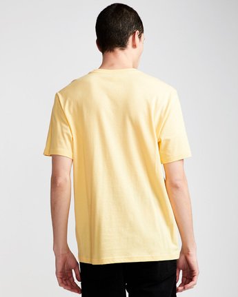 2 Vertical - Short Sleeve T-Shirt for Men Yellow N1SSG4ELP9 Element