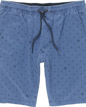 1 Altona Print Wk - Walkshort for Men Blue N1WKA5ELP9 Element