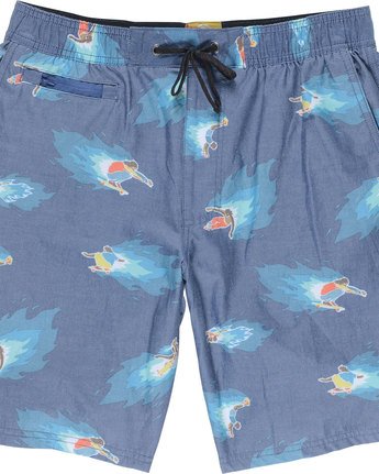 1 Hoffman Arroyo Short - Walkshort for Men Blue N1WKC2ELP9 Element