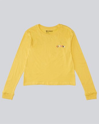 Rainbow Crop Ls - Tee Shirt for Women  N3LSA2ELP9