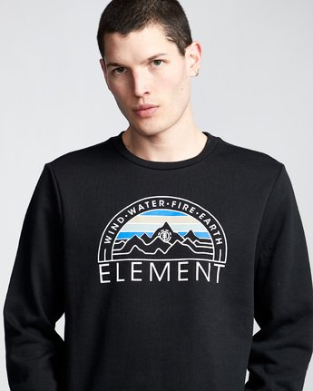 1 Odyssey - Sweatshirt Black Q1CRA7ELF9 Element