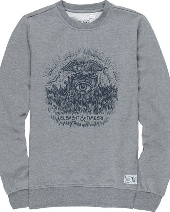 4 Too Late Stump - Sweatshirt Gray Q1CRB4ELF9 Element