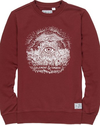 4 Too Late Stump - Sweatshirt Red Q1CRB4ELF9 Element