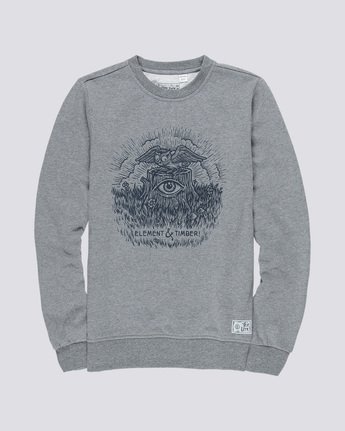 3 Too Late Stump - Sweatshirt Gray Q1CRB4ELF9 Element