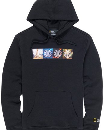 4 Horizontal Seasons - Hoodie Black Q1HOC1ELF9 Element