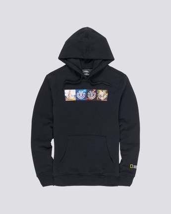 3 Horizontal Seasons - Hoodie Black Q1HOC1ELF9 Element