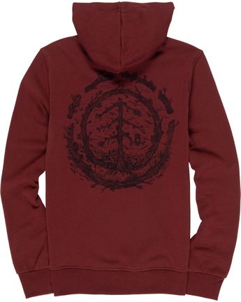 6 Too Late Logo - Hoodie Red Q1HOC3ELF9 Element