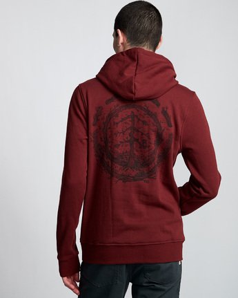 2 Too Late Logo - Hoodie Red Q1HOC3ELF9 Element