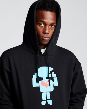 1 Barley - Hoodie Black Q1HOC6ELF9 Element