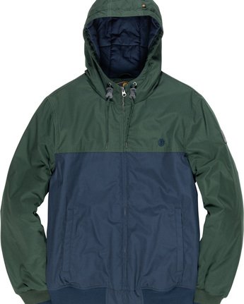 5 Dulcey 2 Tones - Hooded Jacket Green Q1JKB3ELF9 Element