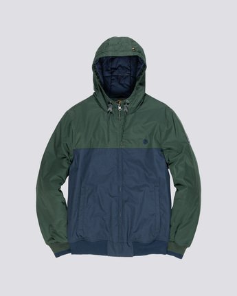 4 Dulcey 2 Tones - Hooded Jacket Green Q1JKB3ELF9 Element