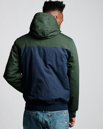3 Dulcey 2 Tones - Hooded Jacket Green Q1JKB3ELF9 Element