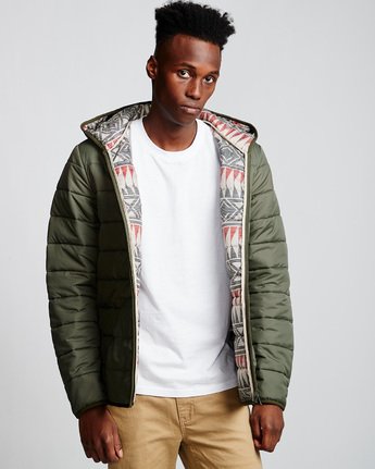 3 Overlook - Hooded Jacket Blue Q1JKD3ELF9 Element