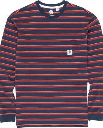 5 Heavy - Long Sleeve T-Shirt Blue Q1KTA6ELF9 Element